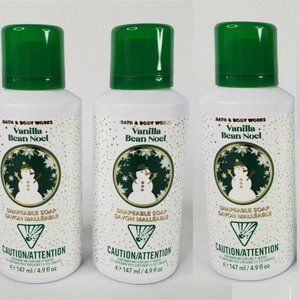 Bath & Body Works Vanilla Bean Noel Shapeable Soap - Lot of 3